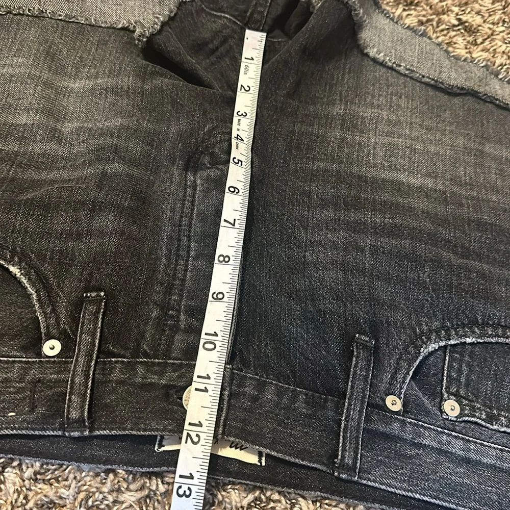 Madewell Relaxed Denim Shorts Black Size 31